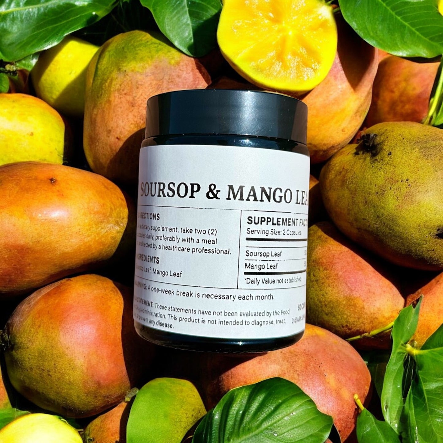 Soursop & Mango Leaf Capsules (60 count)
